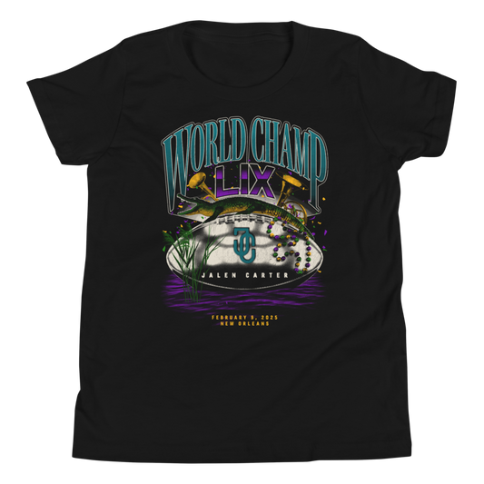 Jalen Carter "World Champion" Youth T-shirt