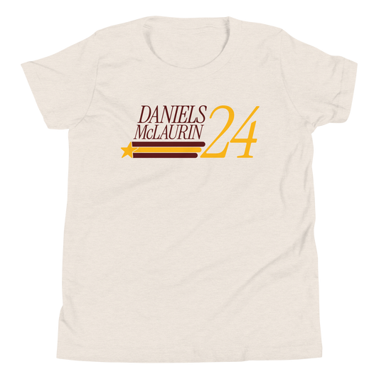 Jayden Daniels "McLaurin Daniels 24" Youth T-shirt