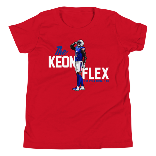 Keon Coleman "Keon Flex" Youth T-shirt Red
