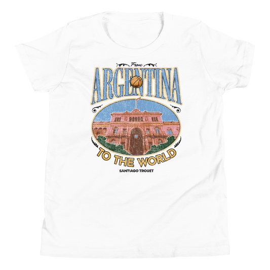 Santiago Trouet "Argentina To The World" Youth Shirt