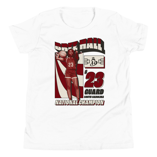 Bree Hall "National Champion" Youth Shirt White