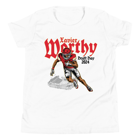 Xavier Worthy “Draft Day” Youth T-Shirt