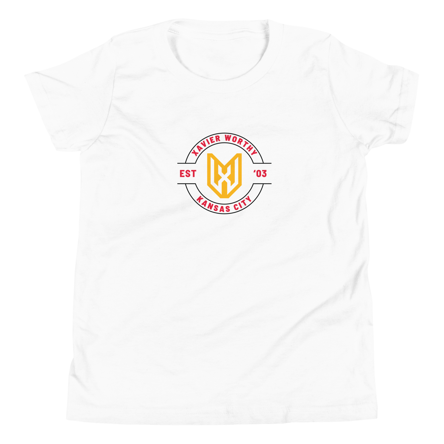 Xavier Worthy “Logo Badge” Youth T-Shirt