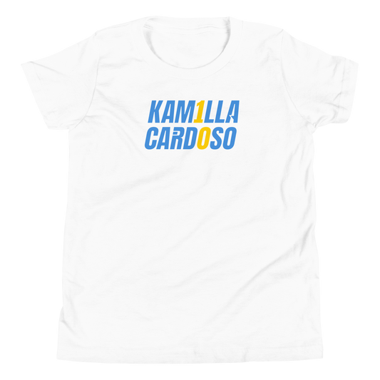 Kamilla Cardoso "Logo Lockup" Youth T-Shirt