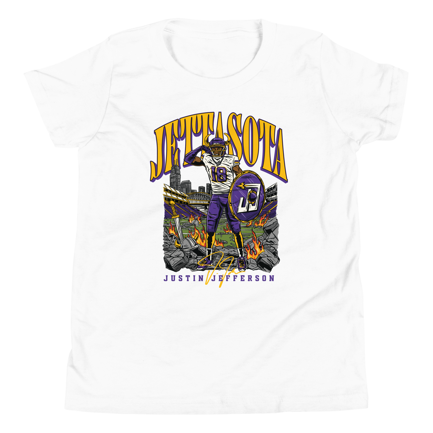 Justin Jefferson “Groundbreak” Youth T-Shirt