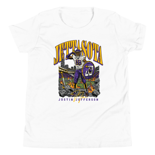 Justin Jefferson “Groundbreak” Youth T-Shirt