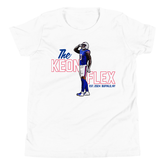 Keon Coleman "Keon Flex" Youth T-shirt White