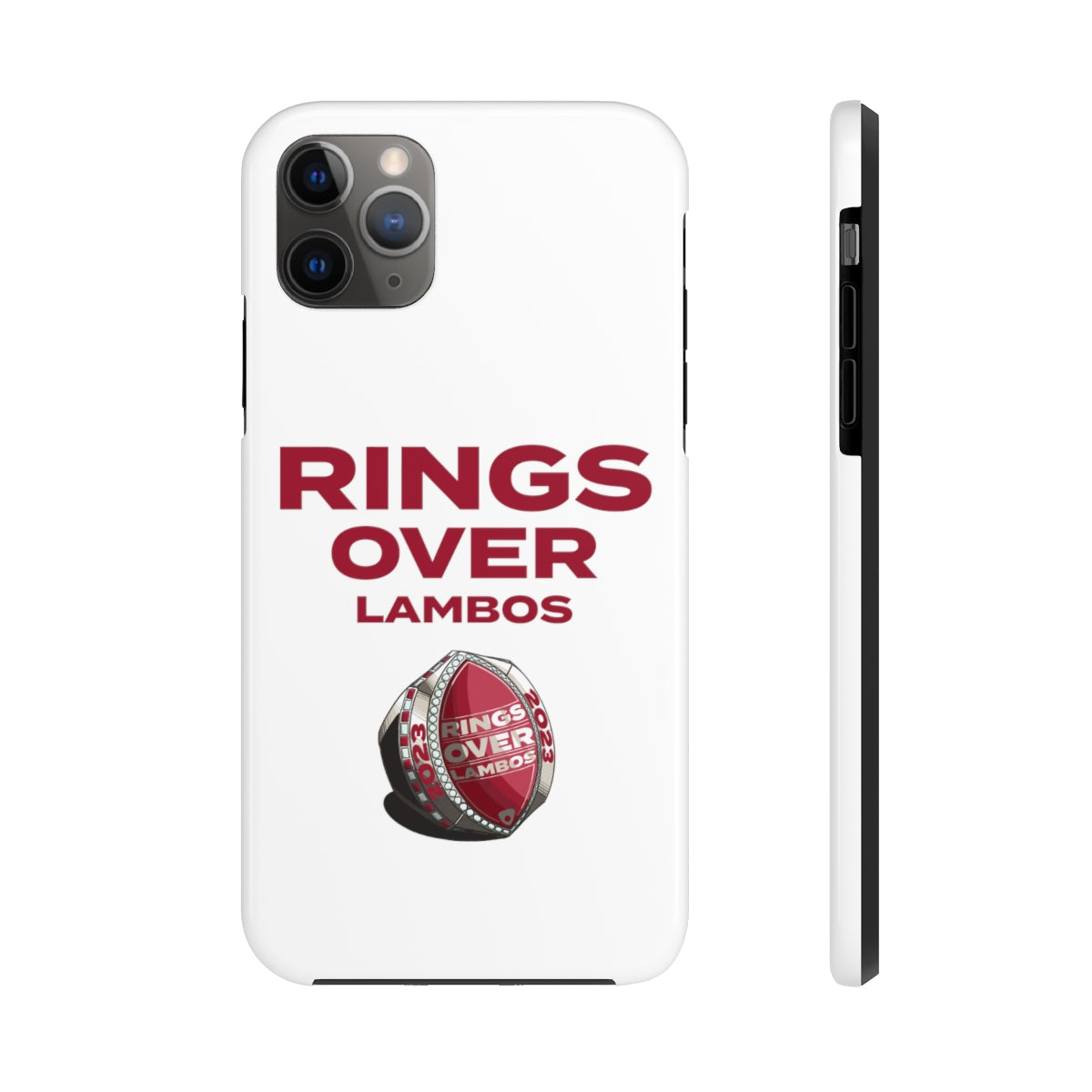 RINGS OVER LAMBOS "BIG RINGS" Tough Phone Case