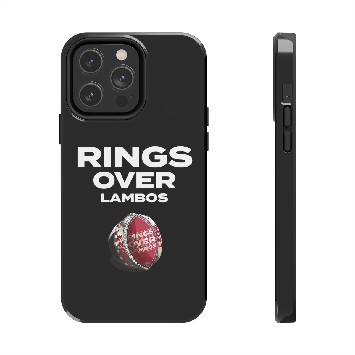 RINGS OVER LAMBOS "BIG RINGS" Tough Phone Case