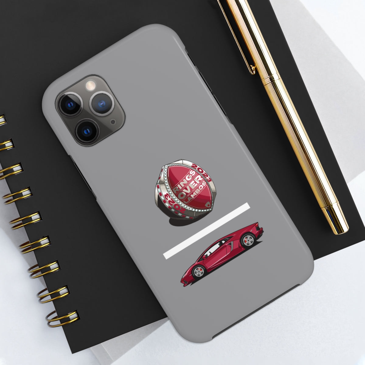 RINGS OVER LAMBOS "Equation" Tough Phone Case