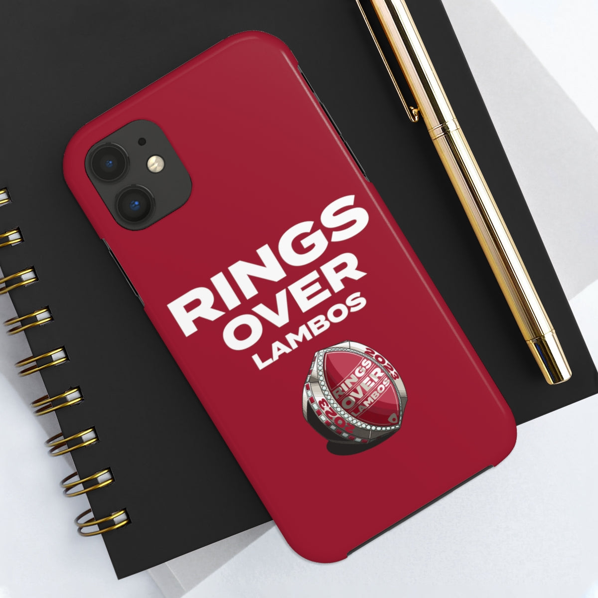 RINGS OVER LAMBOS "BIG RINGS" Tough Phone Case