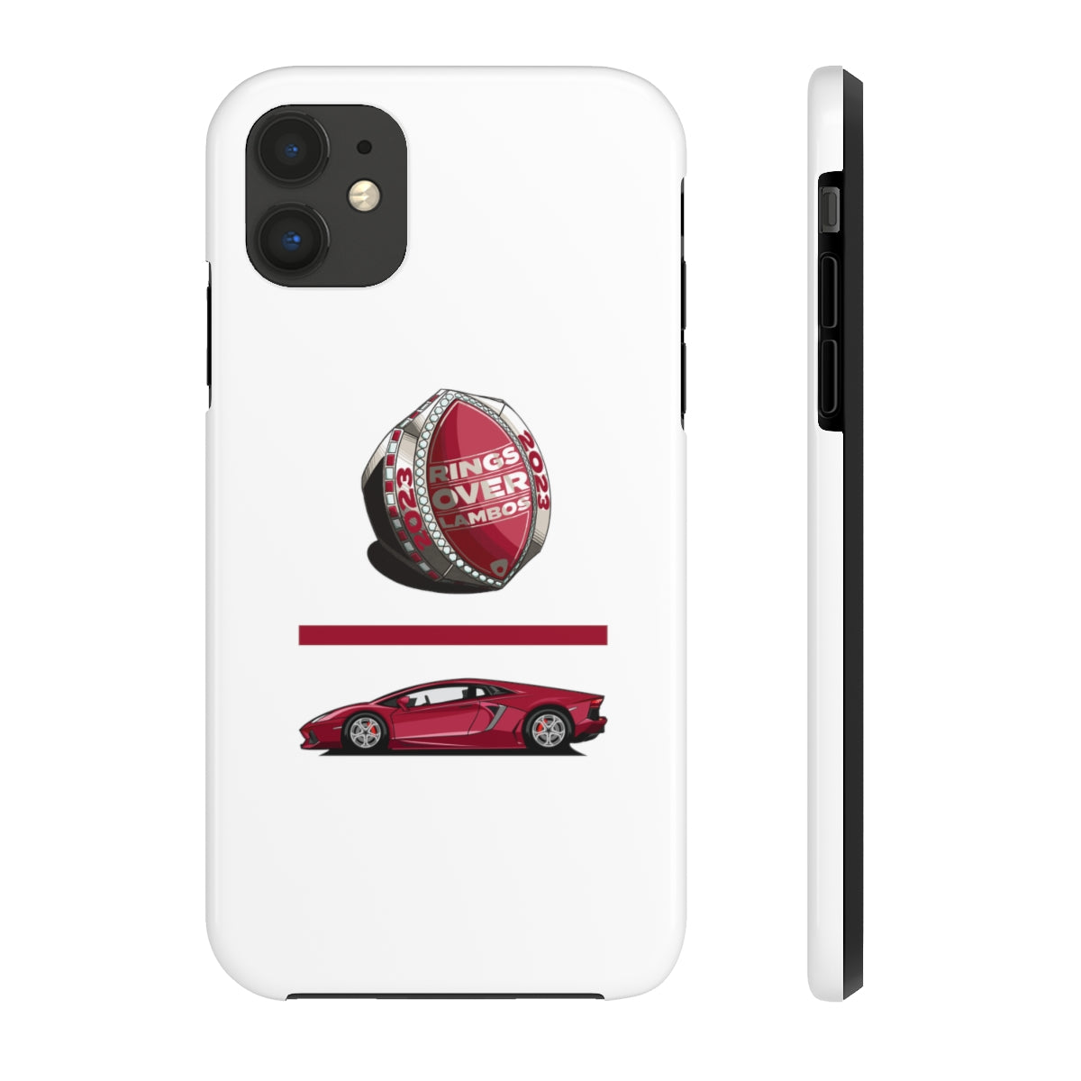 RINGS OVER LAMBOS "Equation" Tough Phone Case