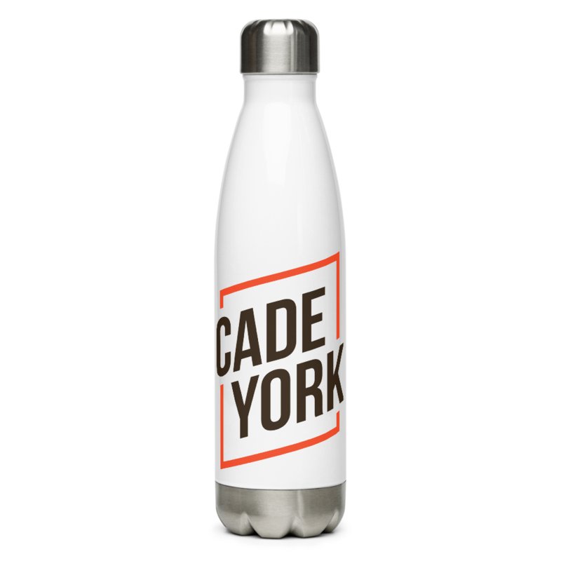 Cade York  "Logo" Water Bottle