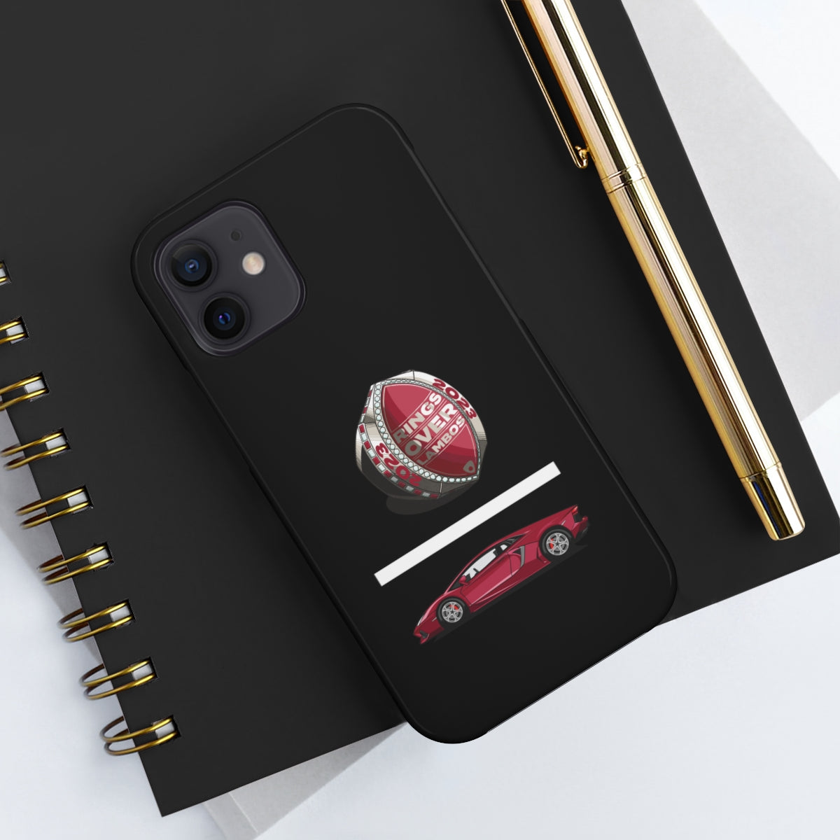 RINGS OVER LAMBOS "Equation" Tough Phone Case