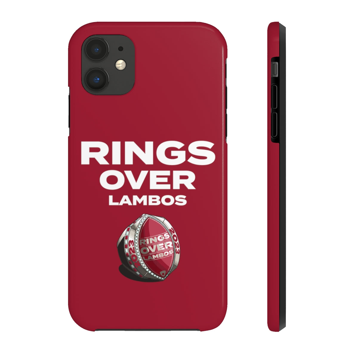 RINGS OVER LAMBOS "BIG RINGS" Tough Phone Case