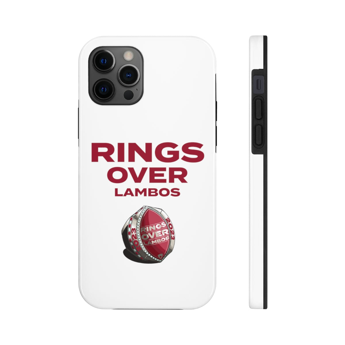 RINGS OVER LAMBOS "BIG RINGS" Tough Phone Case