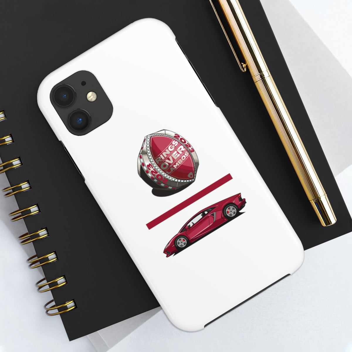 RINGS OVER LAMBOS "Equation" Tough Phone Case