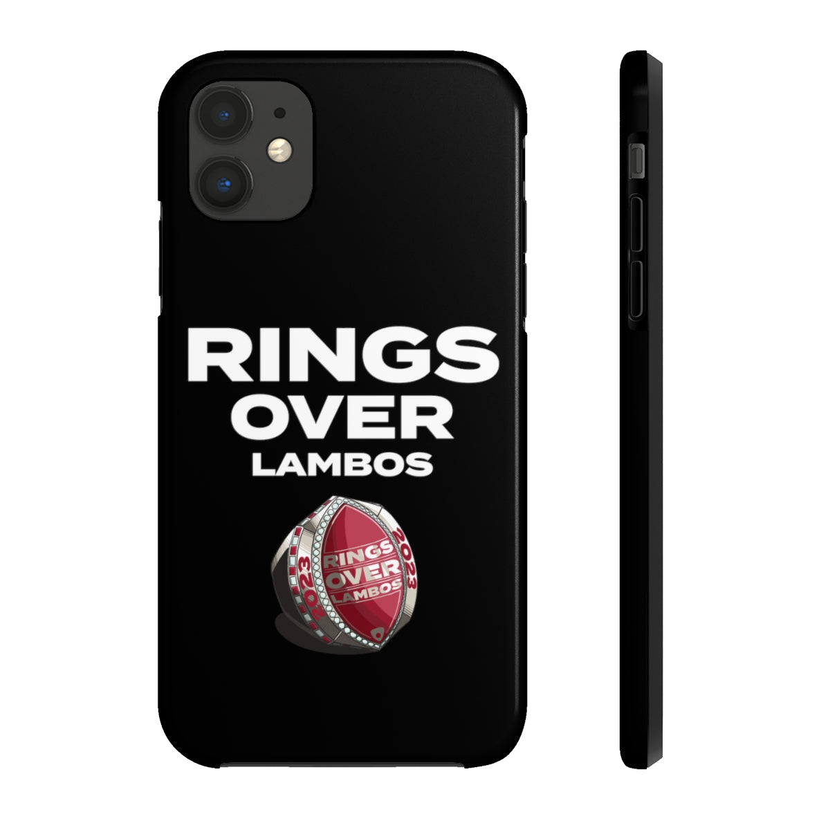 RINGS OVER LAMBOS "BIG RINGS" Tough Phone Case
