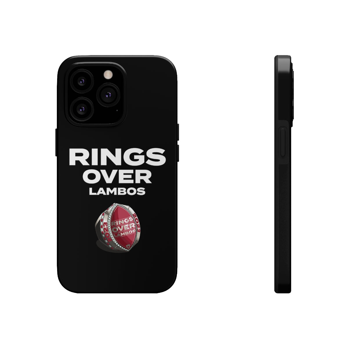 RINGS OVER LAMBOS "BIG RINGS" Tough Phone Case