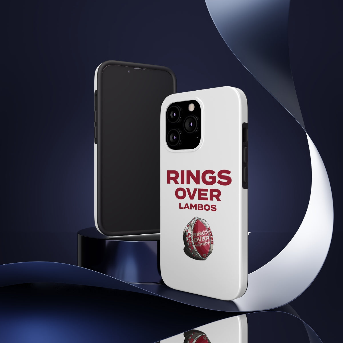 RINGS OVER LAMBOS "BIG RINGS" Tough Phone Case