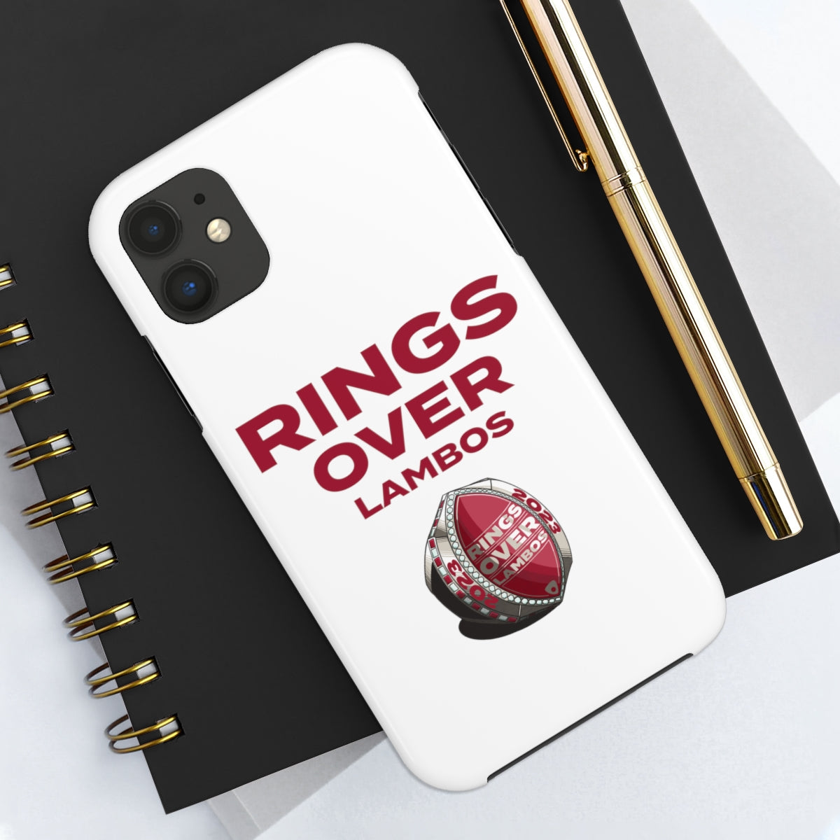 RINGS OVER LAMBOS "BIG RINGS" Tough Phone Case