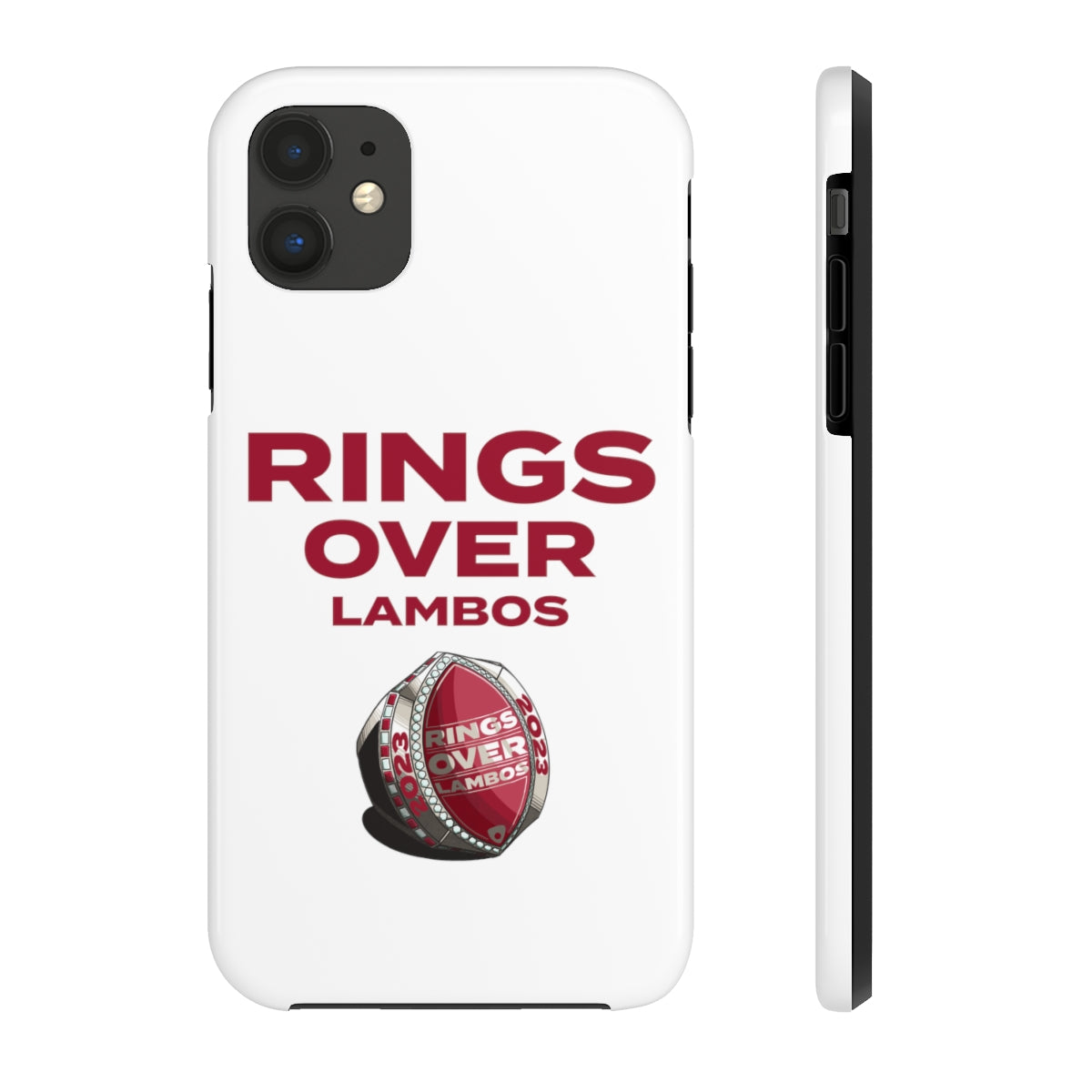 RINGS OVER LAMBOS "BIG RINGS" Tough Phone Case