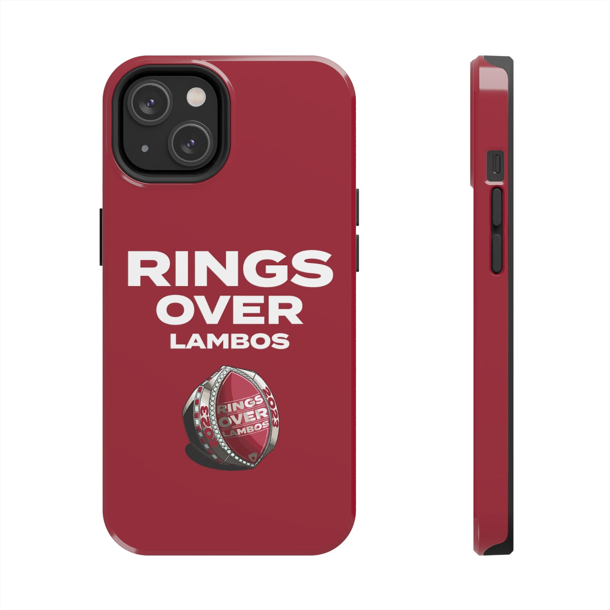 RINGS OVER LAMBOS "BIG RINGS" Tough Phone Case