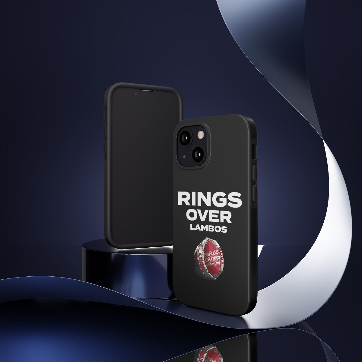 RINGS OVER LAMBOS "BIG RINGS" Tough Phone Case