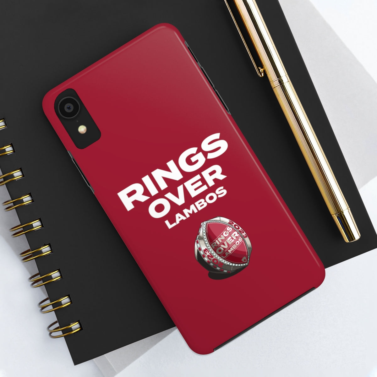 RINGS OVER LAMBOS "BIG RINGS" Tough Phone Case