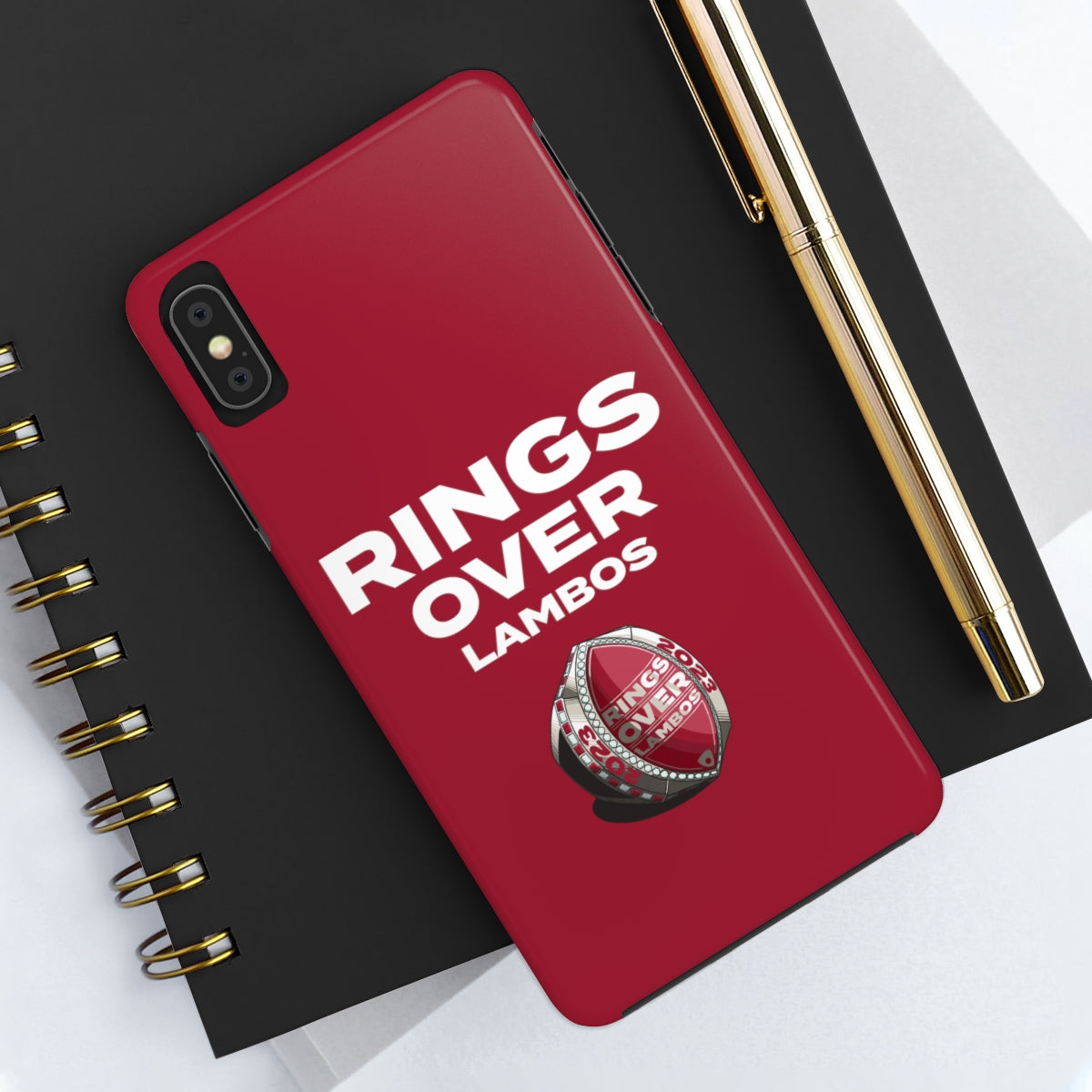 RINGS OVER LAMBOS "BIG RINGS" Tough Phone Case