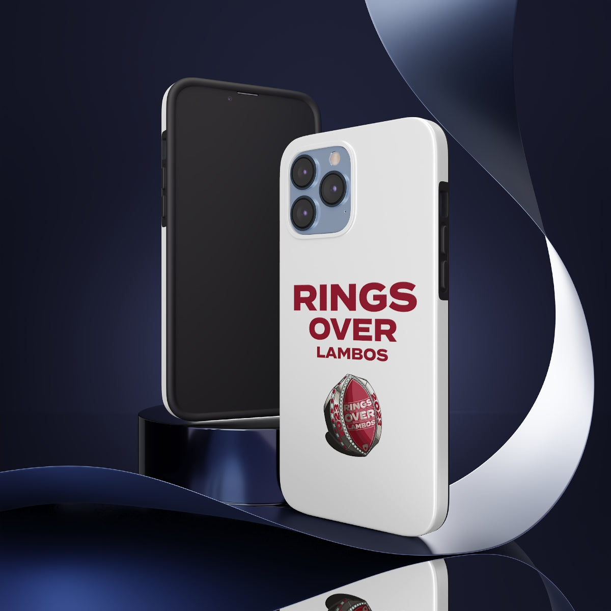 RINGS OVER LAMBOS "BIG RINGS" Tough Phone Case