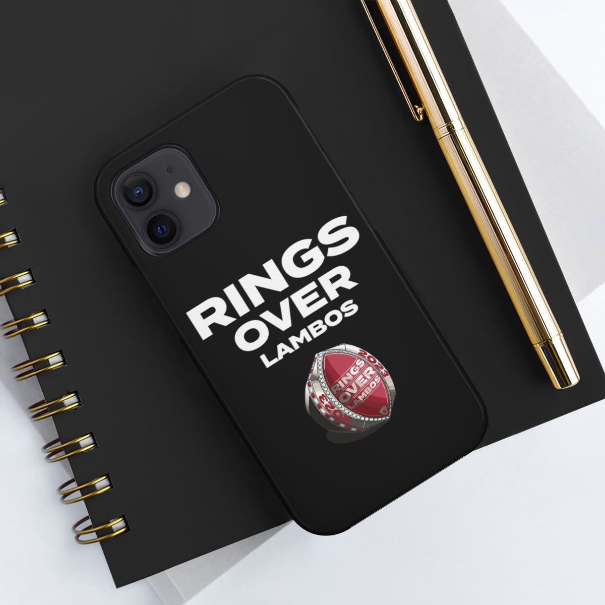 RINGS OVER LAMBOS "BIG RINGS" Tough Phone Case
