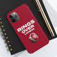 RINGS OVER LAMBOS "BIG RINGS" Tough Phone Case