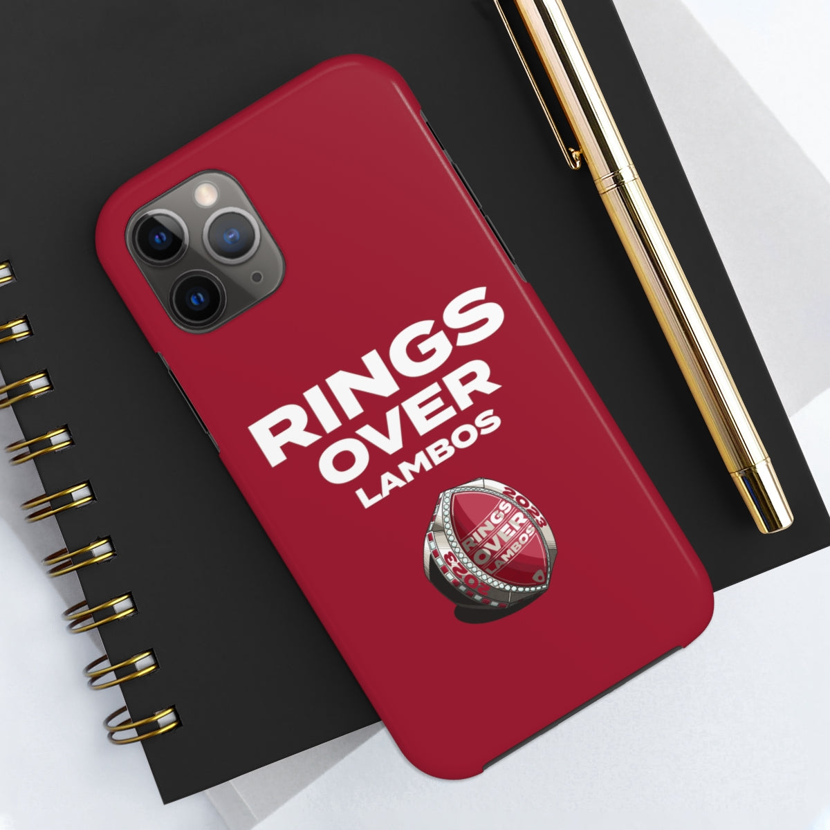 RINGS OVER LAMBOS "BIG RINGS" Tough Phone Case