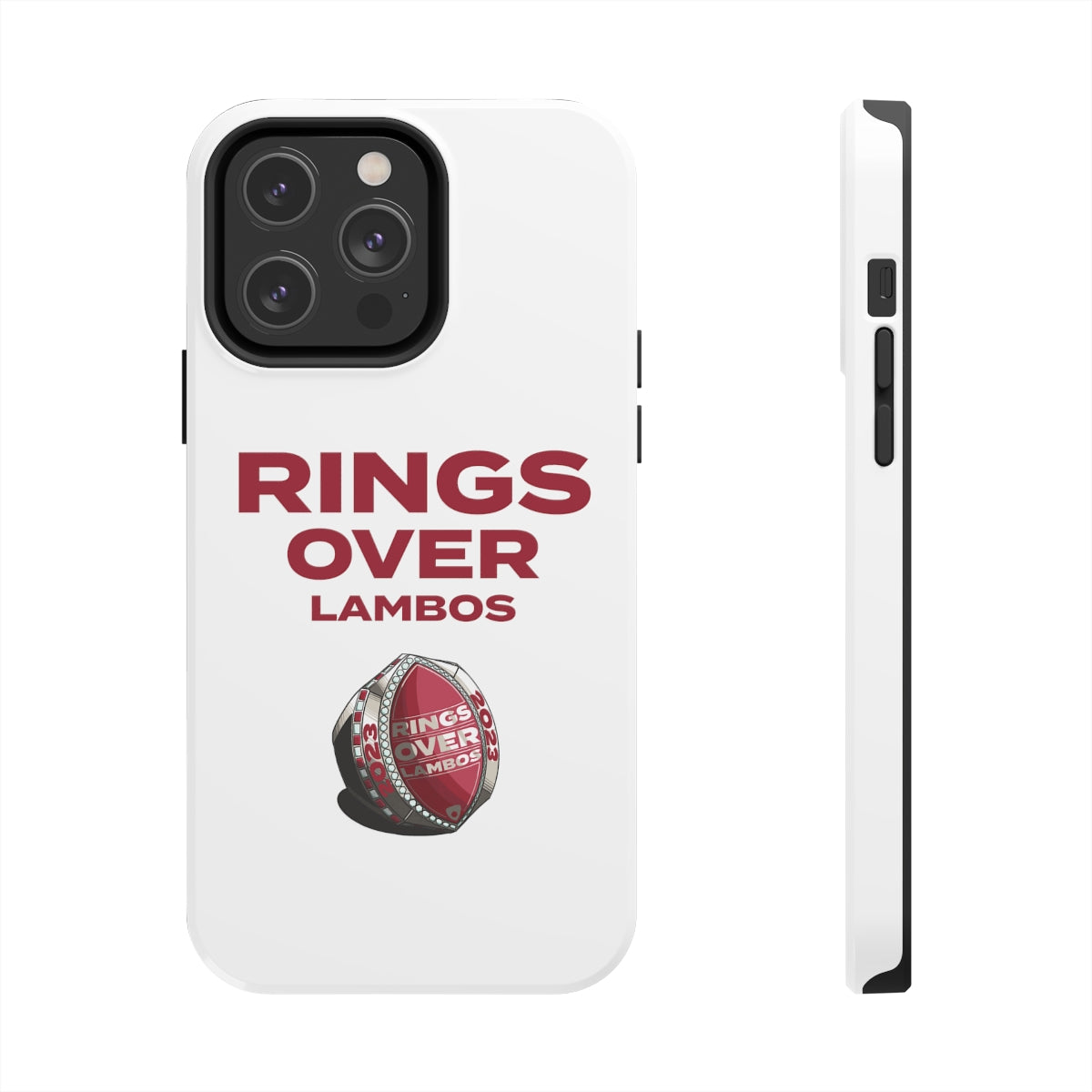 RINGS OVER LAMBOS "BIG RINGS" Tough Phone Case