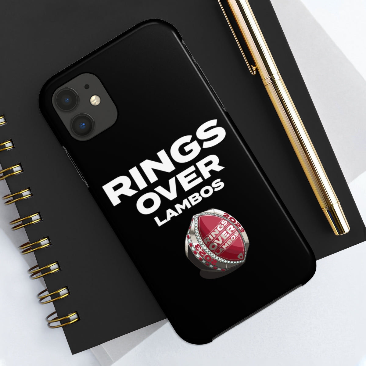 RINGS OVER LAMBOS "BIG RINGS" Tough Phone Case