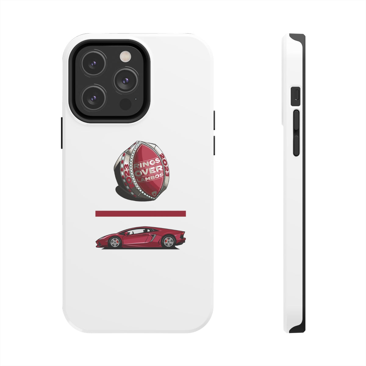RINGS OVER LAMBOS "Equation" Tough Phone Case