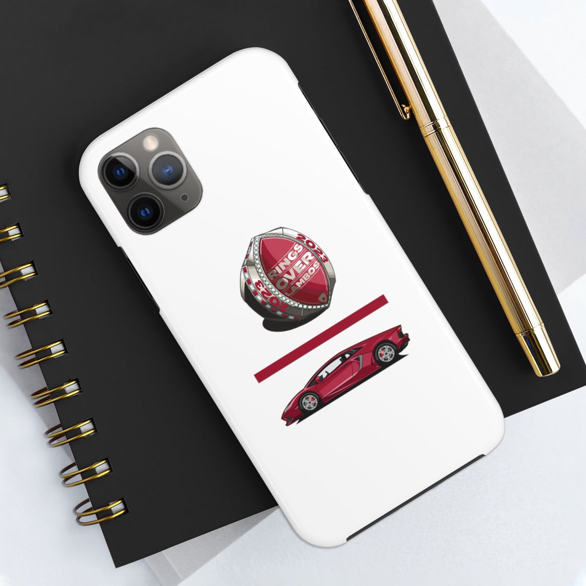 RINGS OVER LAMBOS "Equation" Tough Phone Case