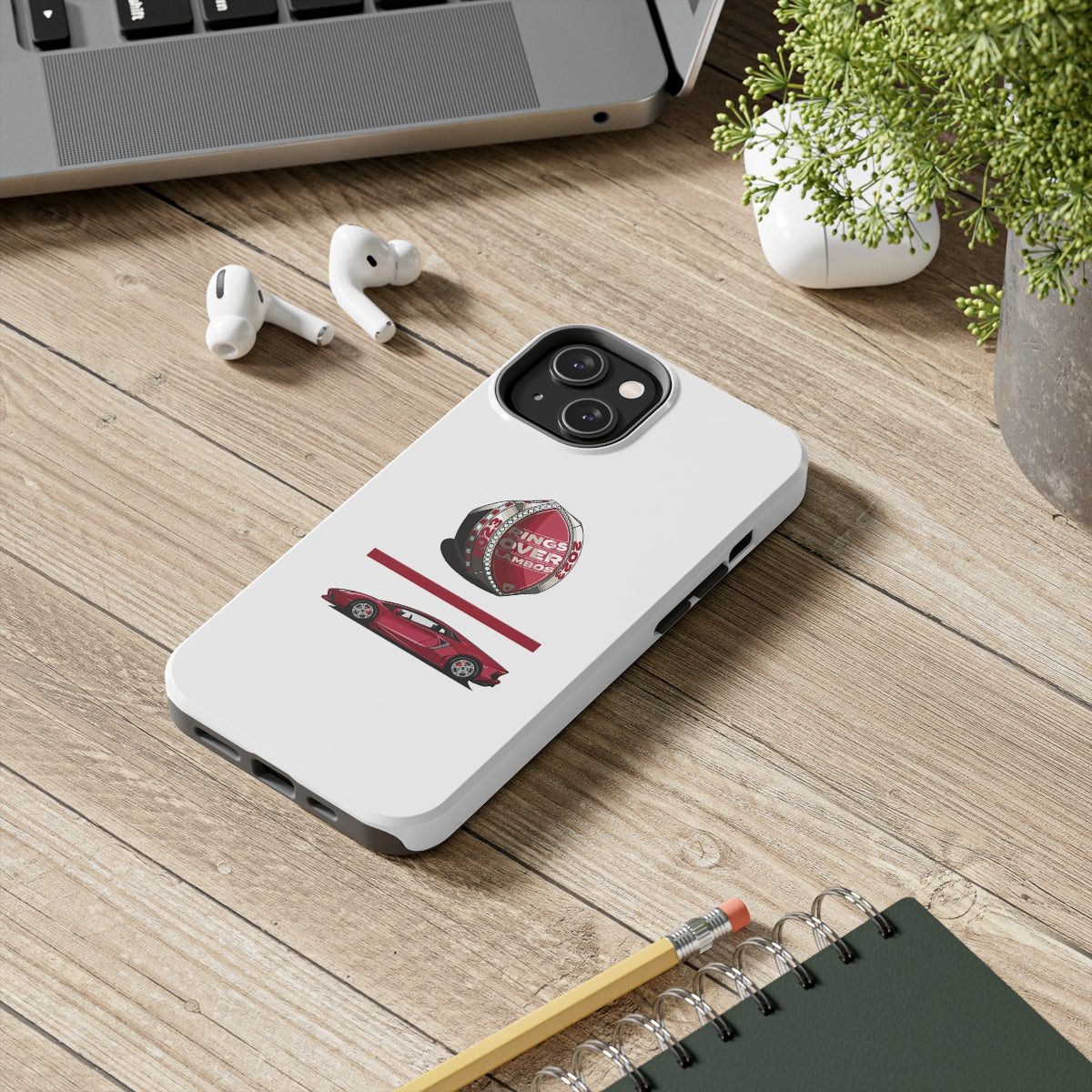 RINGS OVER LAMBOS "Equation" Tough Phone Case