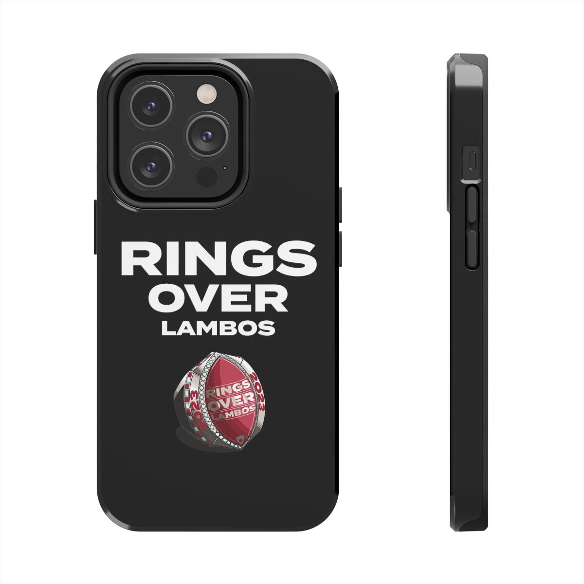 RINGS OVER LAMBOS "BIG RINGS" Tough Phone Case