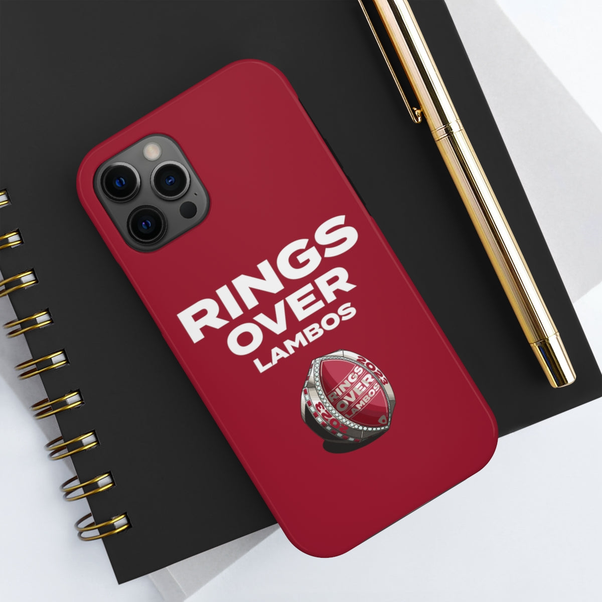 RINGS OVER LAMBOS "BIG RINGS" Tough Phone Case