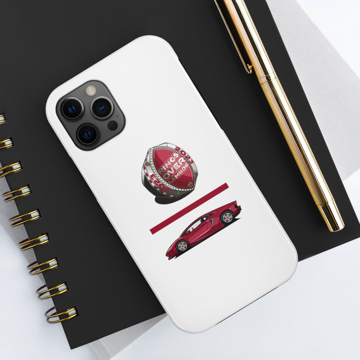 RINGS OVER LAMBOS "Equation" Tough Phone Case