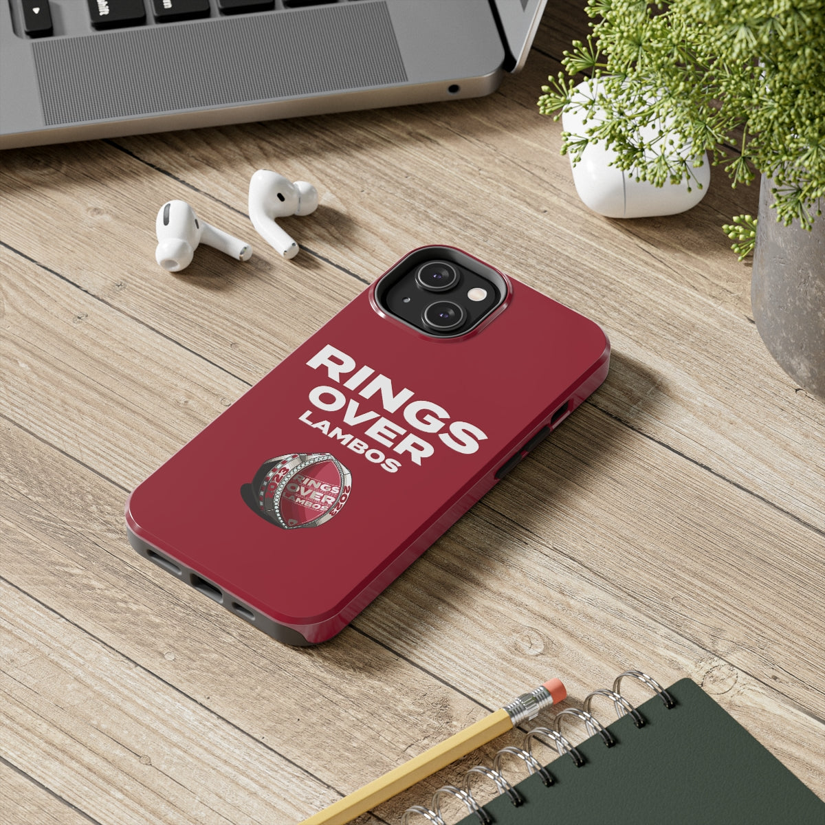 RINGS OVER LAMBOS "BIG RINGS" Tough Phone Case