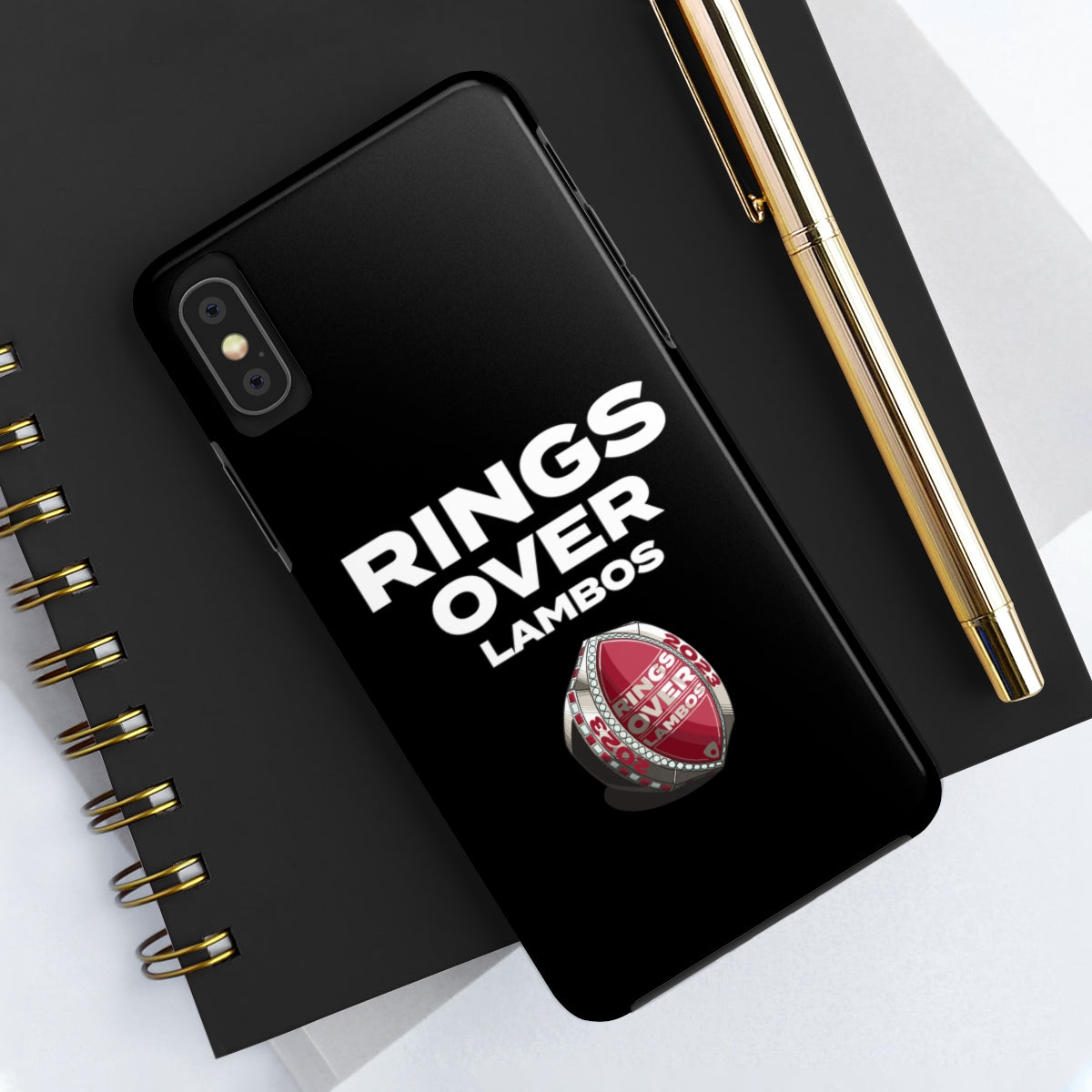 RINGS OVER LAMBOS "BIG RINGS" Tough Phone Case