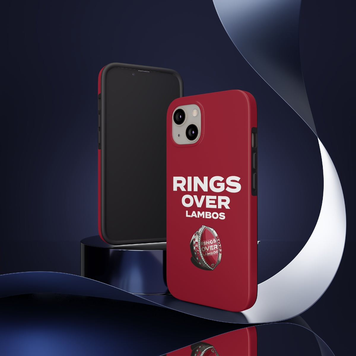 RINGS OVER LAMBOS "BIG RINGS" Tough Phone Case