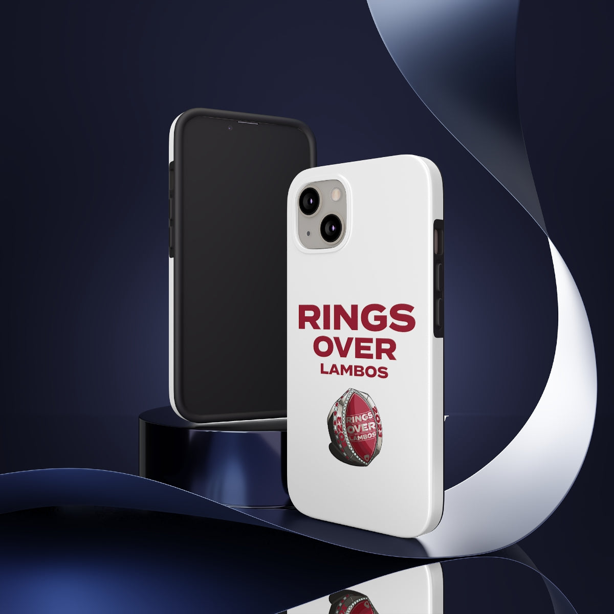 RINGS OVER LAMBOS "BIG RINGS" Tough Phone Case