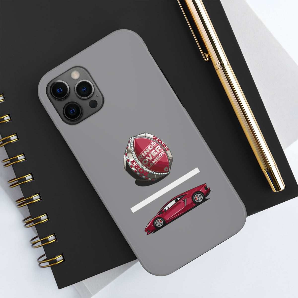 RINGS OVER LAMBOS "Equation" Tough Phone Case