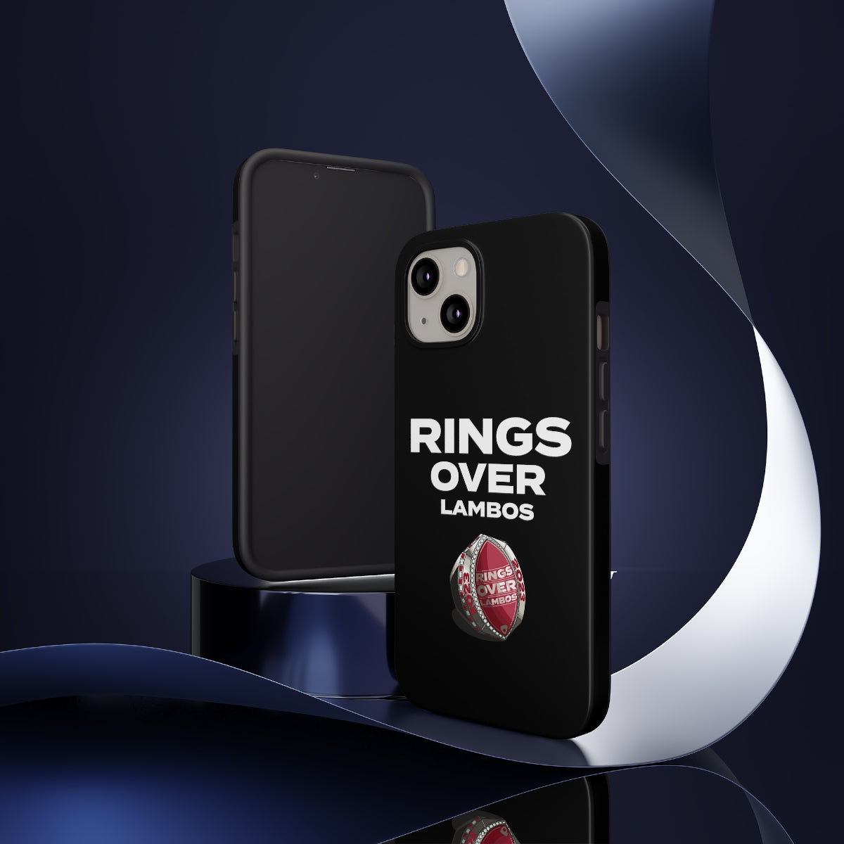 RINGS OVER LAMBOS "BIG RINGS" Tough Phone Case