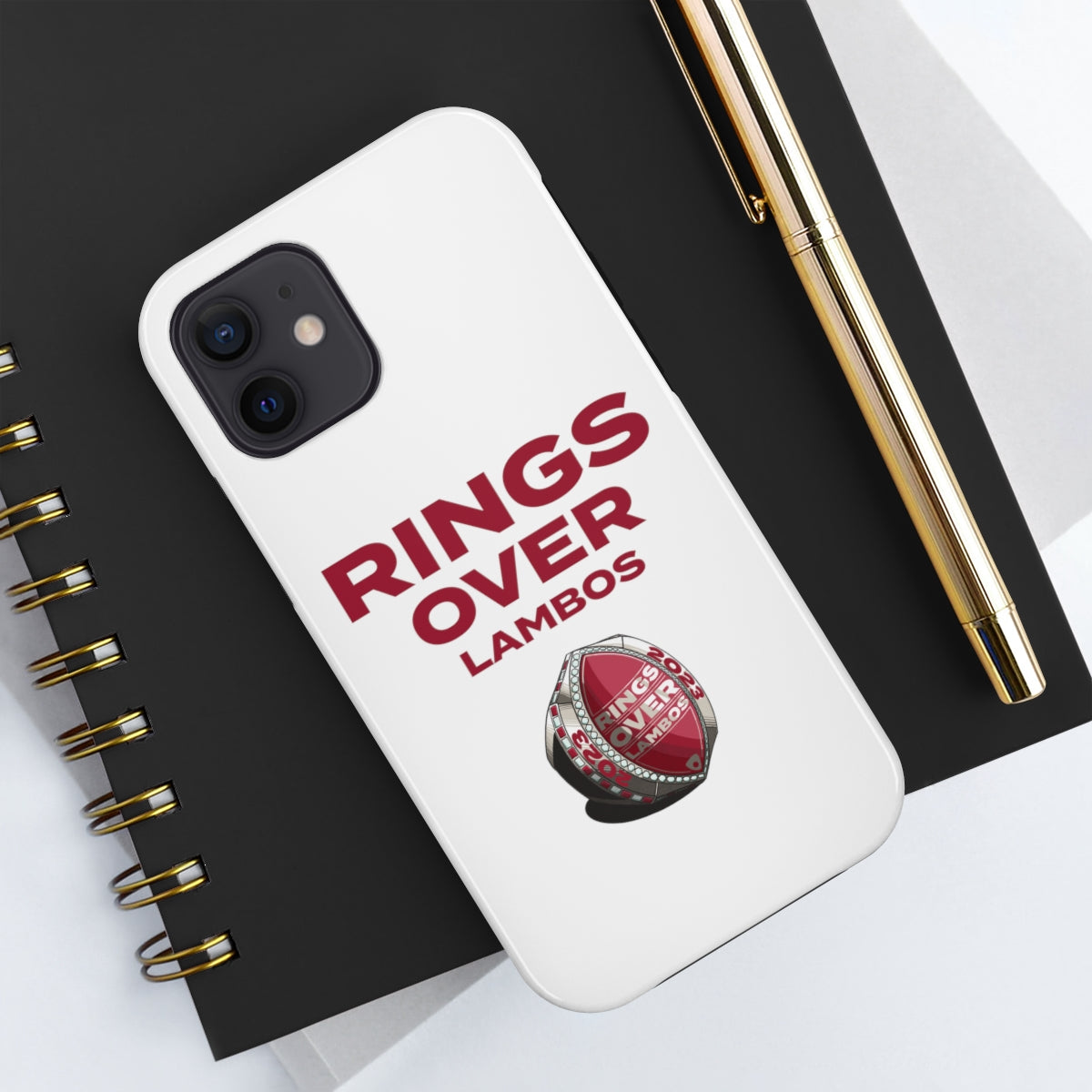RINGS OVER LAMBOS "BIG RINGS" Tough Phone Case