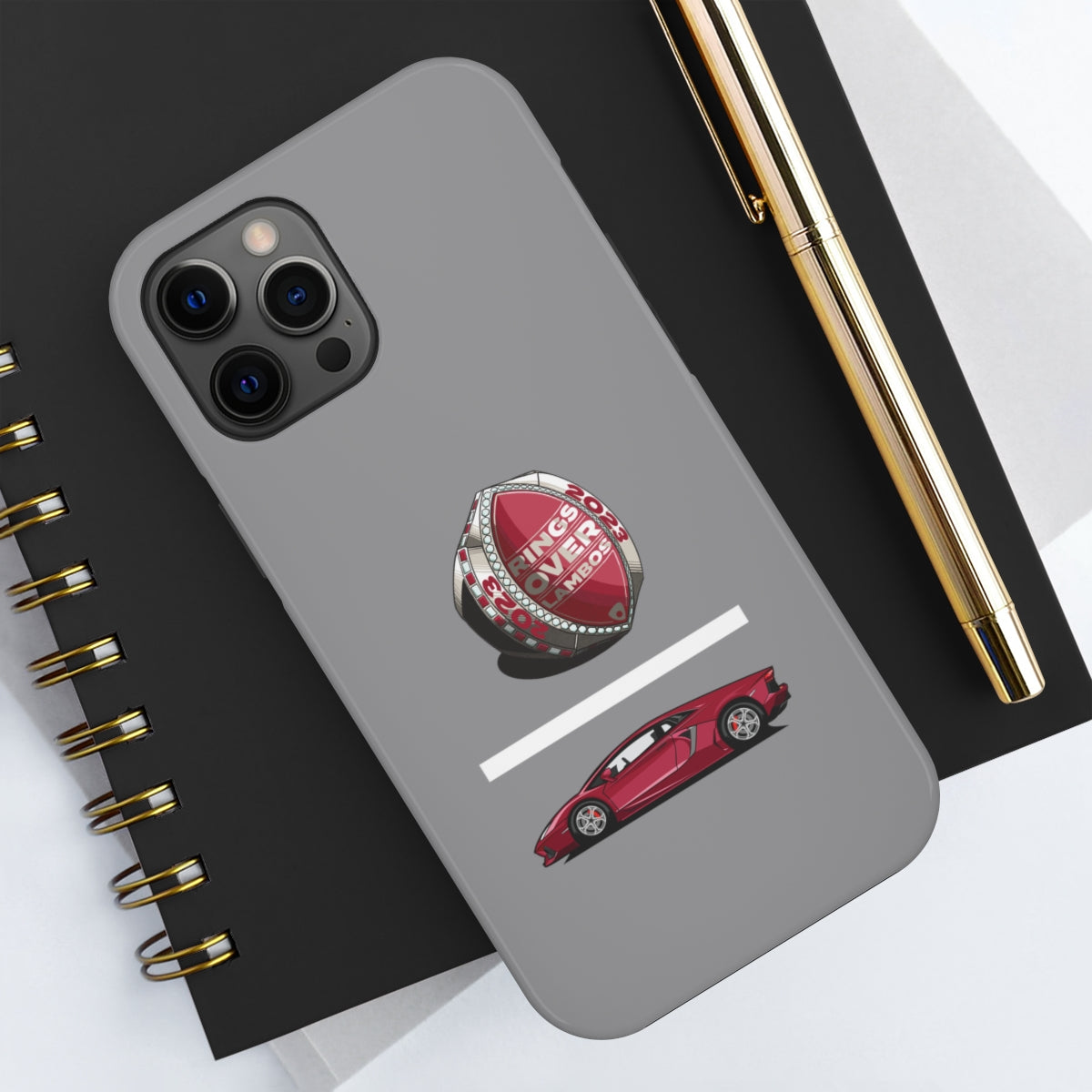 RINGS OVER LAMBOS "Equation" Tough Phone Case